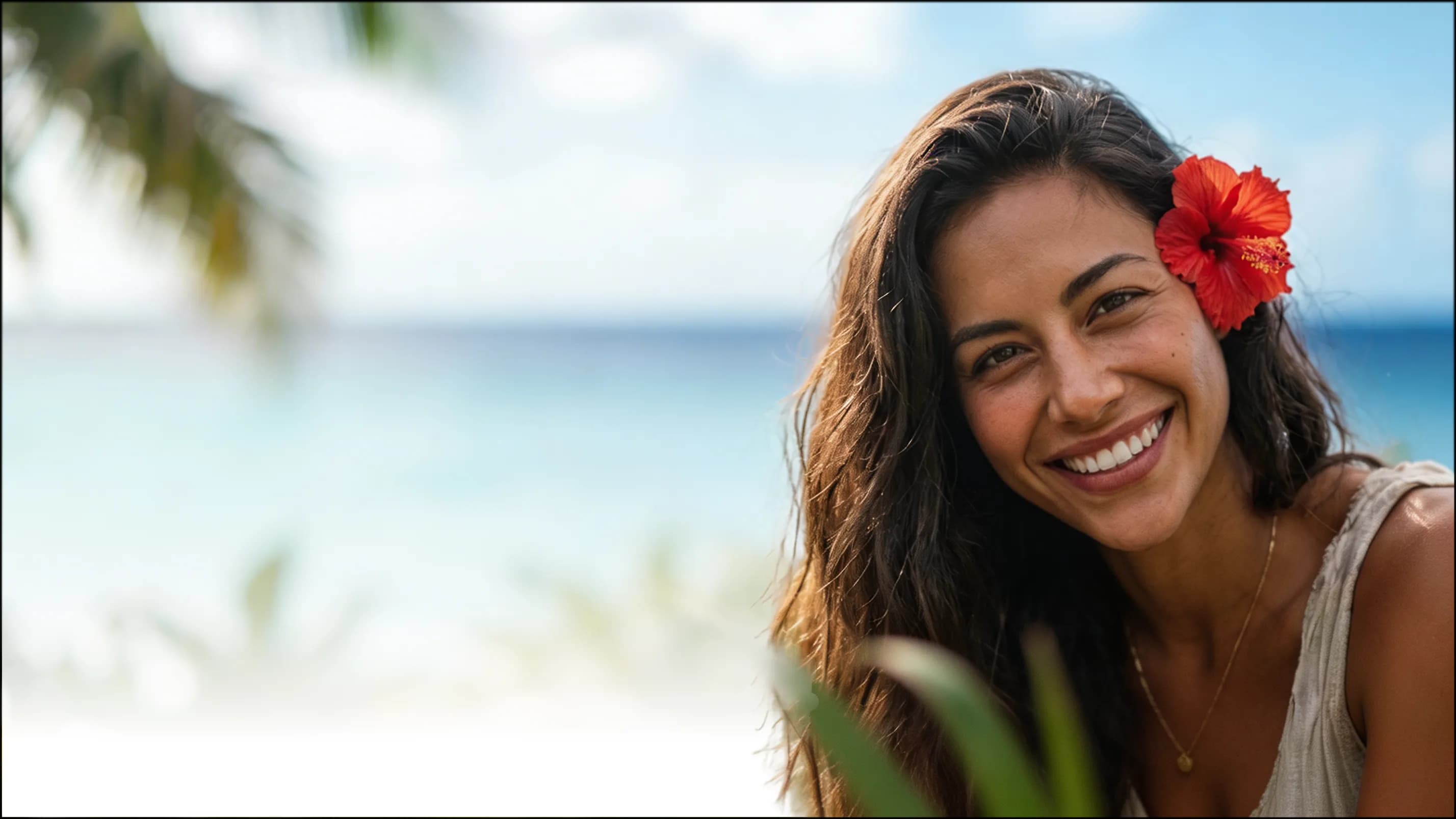 Happy Maui Braces patient on the beach — braces results in Kahului, Maui